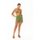 Online Store SALINAS Chartreuse - Mini Wrap Skirt - sommer swim -S213