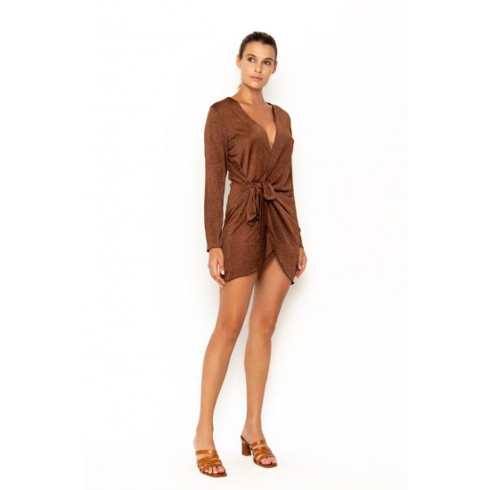 Online Store MADEIRA Cinnamon - Wrap Dress - sommer swim -S220