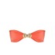 Online Store CINDY Coral - Bandeau Bikini Top - sommer swim -S200