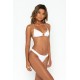 Online Store LUCIA Bianco - Halter Bikini Top - sommer swim -S124