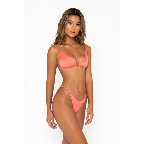 Online Store EDEN Coral - Cheeky Bikini Bottoms - sommer swim -S64