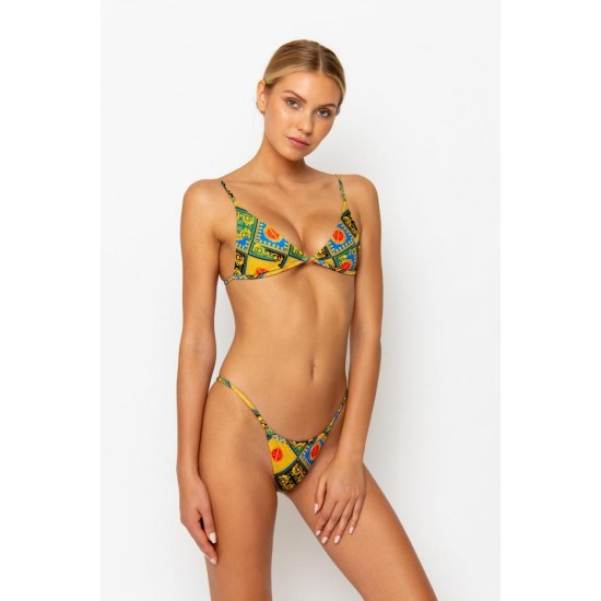 Online Store JANE Baroque - Thong Bikini Bottoms - sommer swim -S112