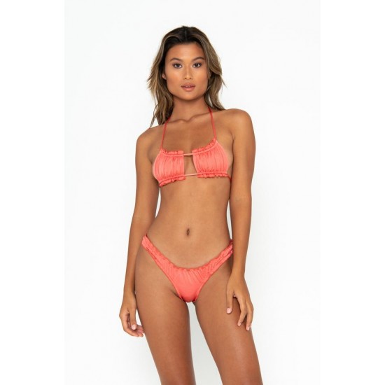 Online Store JOSEPHINE Coral - Brazilian Bikini Bottoms - sommer swim -S195