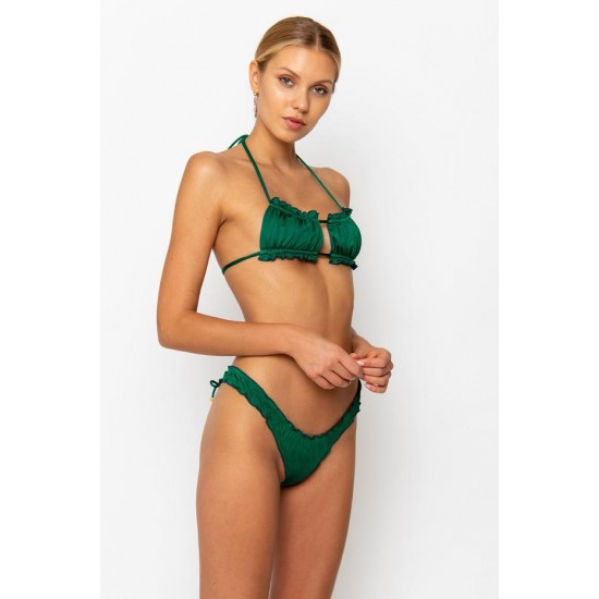 Online Store JOSEPHINE Emerald- Brazilian Bikini Bottoms - sommer swim -S100