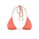 Online Store KAIA Coral - Triangle Bikini Top - sommer swim -S127