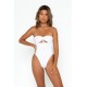 Online Store MAXIM Bianco - One- Piece Swimsuit - sommer swim -S206