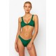 Online Store MAYA Emerald - High leg bikini bottoms - sommer swim -S4