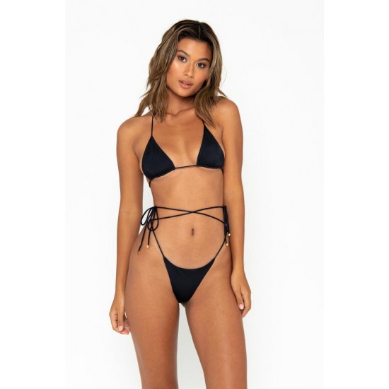Online Store MILLA Nero - Tie Side Bikini Bottoms - sommer swim -S45