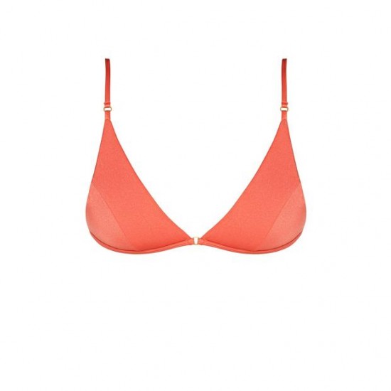 Online Store UMA Coral - Bralette Bikini Top - sommer swim -S184
